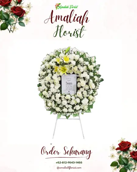 Krans Bunga Duka Carikan